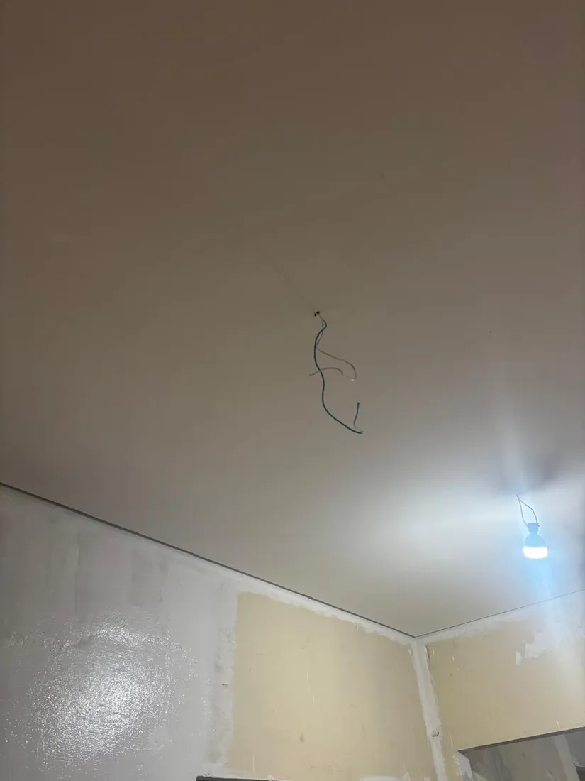 Teto em drywall com luminária
